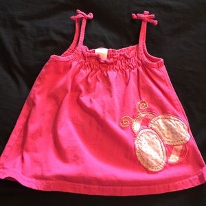 Pink Ladybug Tank Top